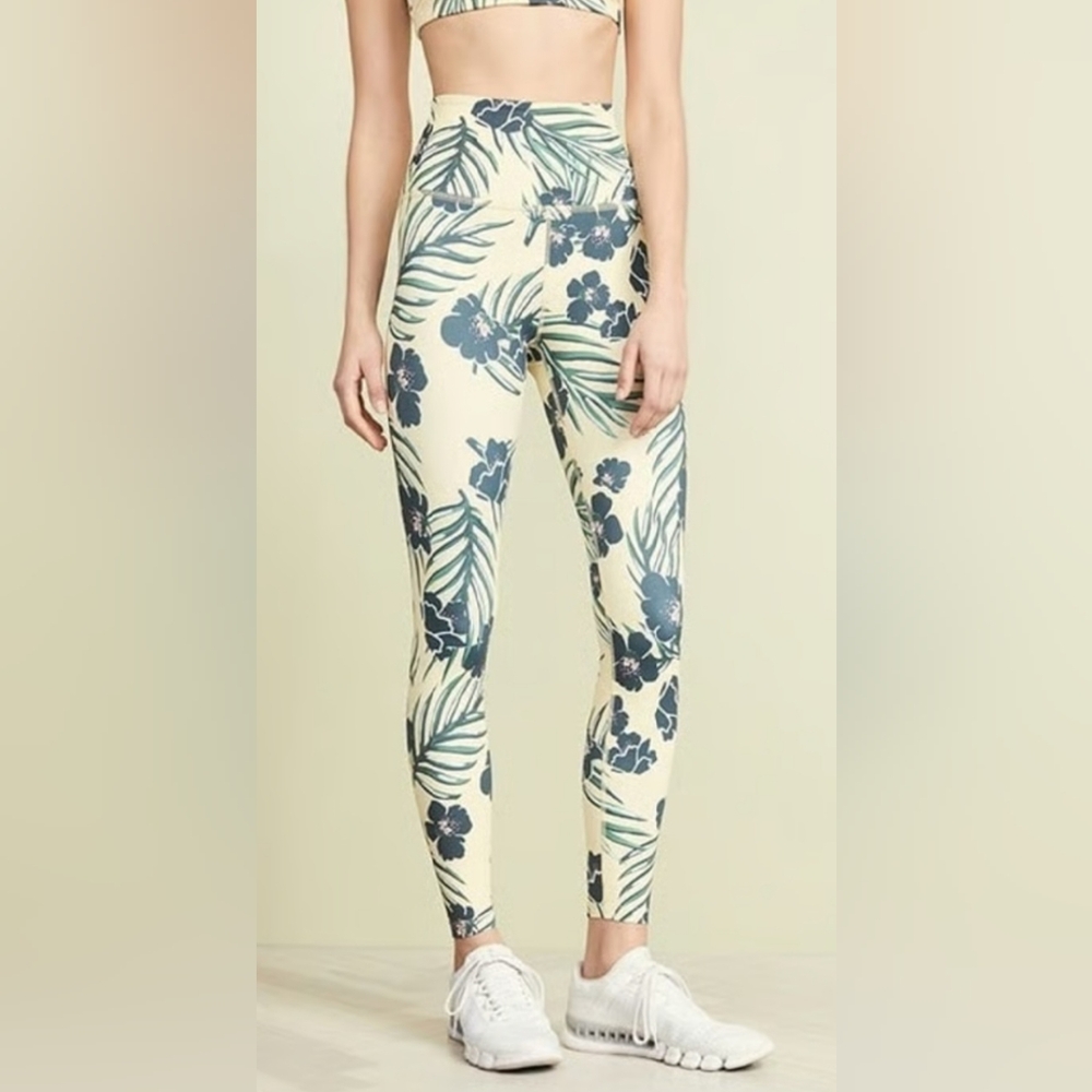 Beyond Yoga Tropical Floral Leggings -‎ Size L